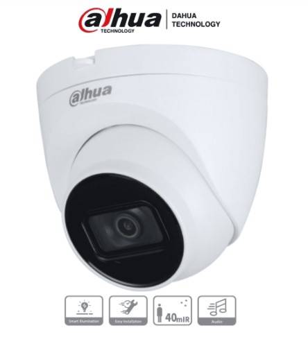 Cámara Domo de 2 Megapíxeles/ Lente de 2.8mm/ 102 Grados Apertura/ Super Adapt/ IR de 40 Metros/ Microfono Integrado/ Instalación Rapida/ IP67/ DWDR - Cámara Domo de 2 Megapíxeles/ Lente de 2.8mm/ 102 Grados Apertura/ Super Adapt/ IR de 40 Metros/ Microfono Integrado/ Instalación Rapida/ IP67/ DWDR -